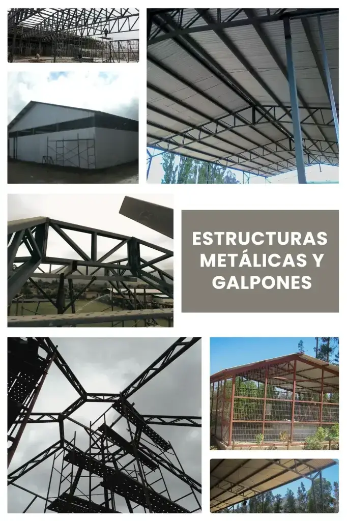 Imágenes de proyectos realizados de estructuras metálicas y galpones por Constructora Esecomet